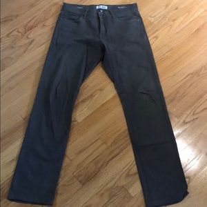 DL1961 olive green twill pants